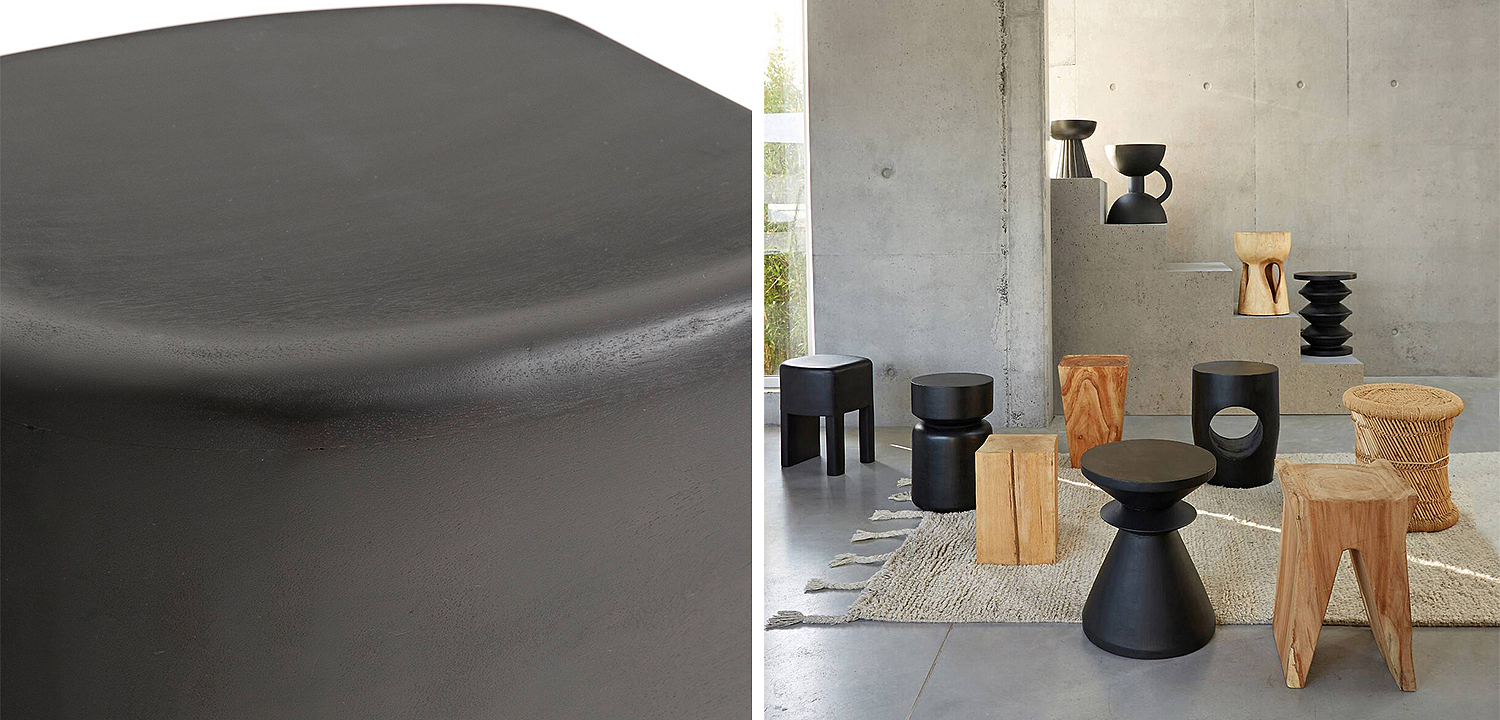 Приставной стол Mordred Mango Black Side Table Приставной стол Mordred Mango Black Side Table - Loft-Concept в Барнауле