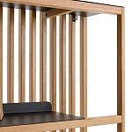 Стеллаж из дерева и метала Furniture Gutter and Lattice Rack варинант исполнения - 4 | Loft Concept в Барнауле