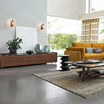 Фигурный приставной столик черного цвета AMORPHOUS варинант исполнения - 8 | Loft Concept в Барнауле