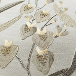 Обои с вышивкой ручной работы Moonlit Garden Original colourway on muslin варинант исполнения - 2 | Loft Concept в Барнауле