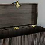 Большой дизайнерский Сундук Elsa Dreams Walnut варинант исполнения - 3 | Loft Concept в Барнауле