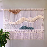 Панно-макраме «JUPITER» варинант исполнения - 1 | Loft Concept в Барнауле