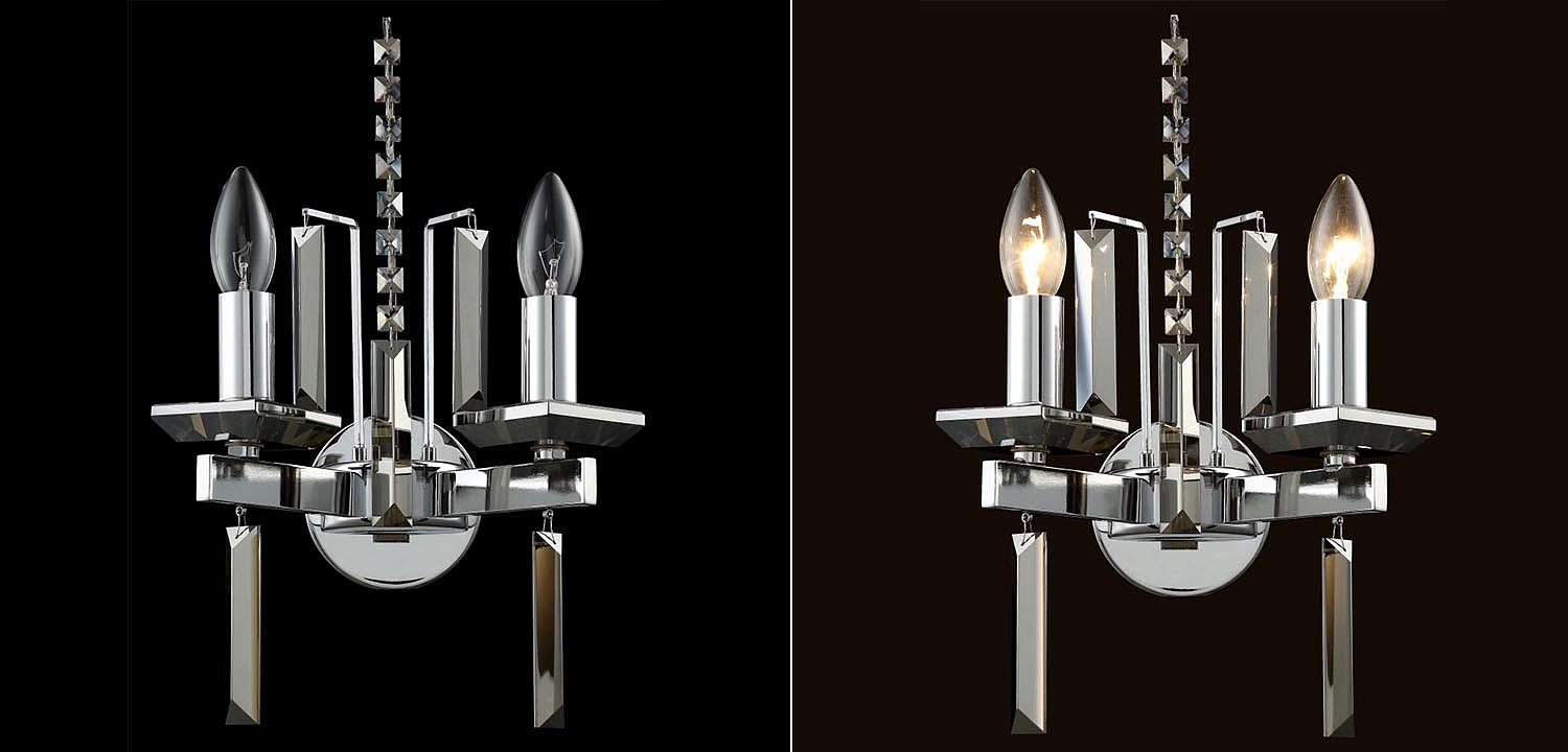 Бра Vivien Crystal Chrome Wall Lamp Бра Vivien Crystal Chrome Wall Lamp - Loft-Concept в Барнауле