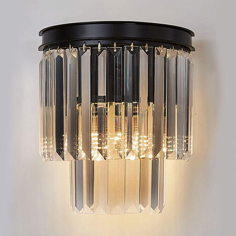 Бра Odeon Smok and Amber crystal  Янтарь (Amber) Стекло Смок в Барнауле | Loft Concept 