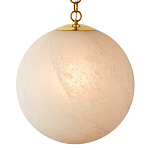 Подвесной светильник в форме шара из белого текстурного стекла Atmosphere варинант исполнения - 1 | Loft Concept в Барнауле