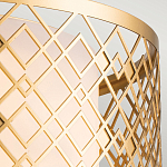 Потолочный светильник золотого цвета с каркасом в виде геометрических ромбов Elstead Lighting варинант исполнения - 4 | Loft Concept в Барнауле