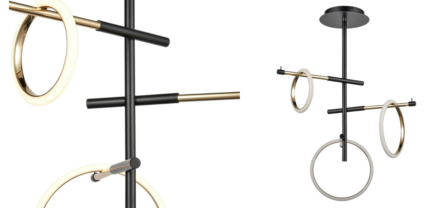 Люстра Jessenia Rings Chandelier 3 Люстра Jessenia Rings Chandelier 3 - Loft-Concept в Барнауле