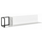 Полка навесная белая открытая Strict Lines  варинант исполнения - 3 | Loft Concept в Барнауле