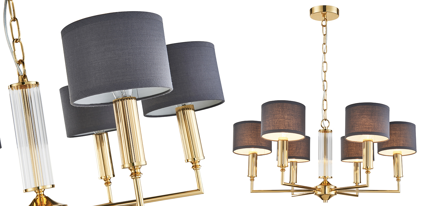 Люстра Laurent Chandelier grey 66 Люстра Laurent Chandelier grey 66 - Loft-Concept в Барнауле