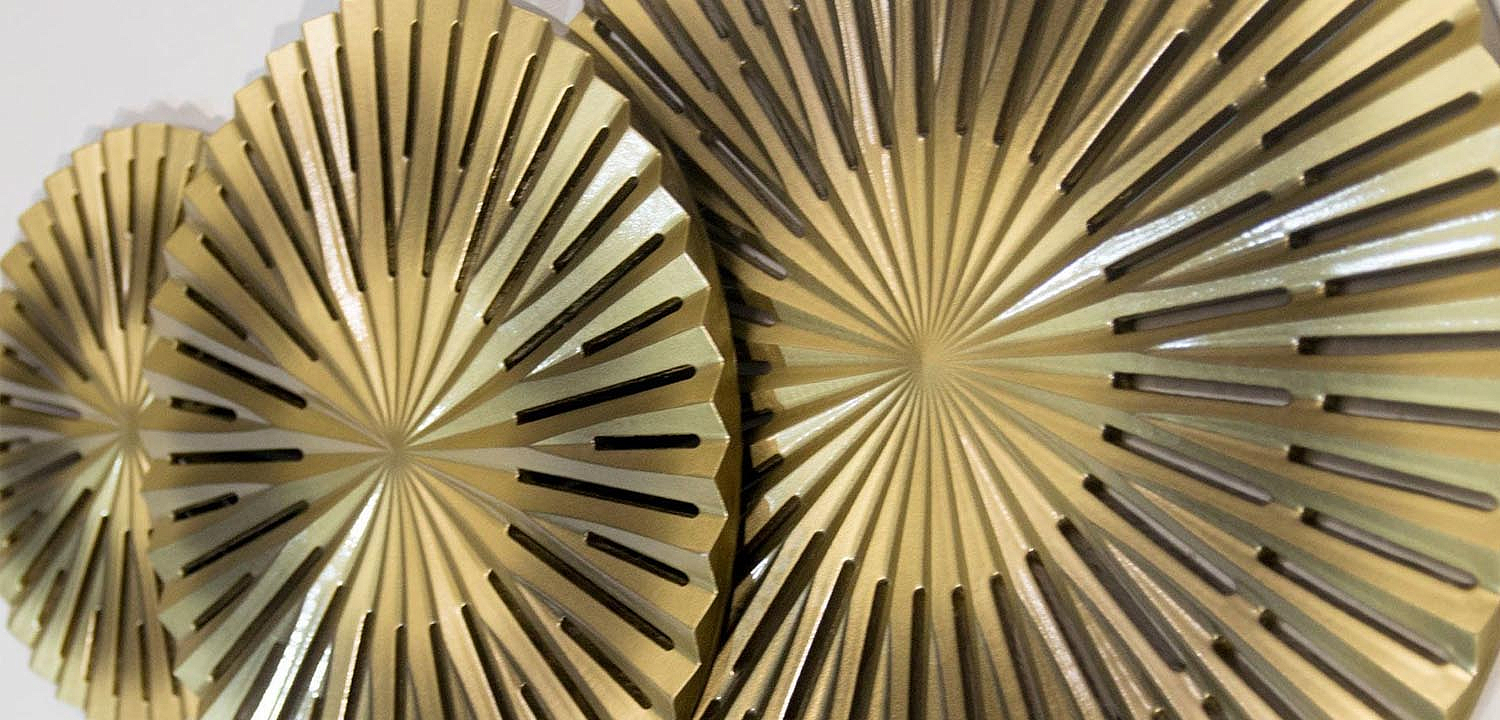 Арт-объект Apollo Brown and Gold Wall Plaque Disc gap 3 Арт-объект Apollo Brown and Gold Wall Plaque Disc gap 3 - Loft-Concept в Барнауле