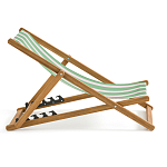 Шезлонг из акации и ткани Argentina варинант исполнения - 5 | Loft Concept в Барнауле