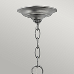 Подвесной светильник с прозрачным стеклянным цилиндрическим плафоном в классическом стиле на цепи Hinkley варинант исполнения - 18 | Loft Concept в Барнауле