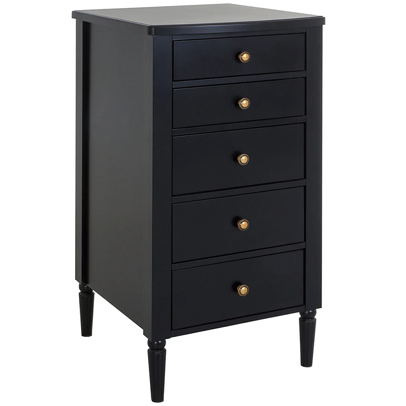 Комод с ящиками Amsterdam Черный в Барнауле | Loft Concept 