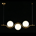 Люстра подвесная светодиодная Jagna 2 Gold and White варинант исполнения - 2 | Loft Concept в Барнауле