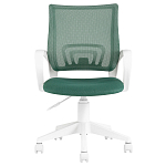 Офисное кресло с основанием из белого пластика Desk chairs Green варинант исполнения - 2 | Loft Concept в Барнауле
