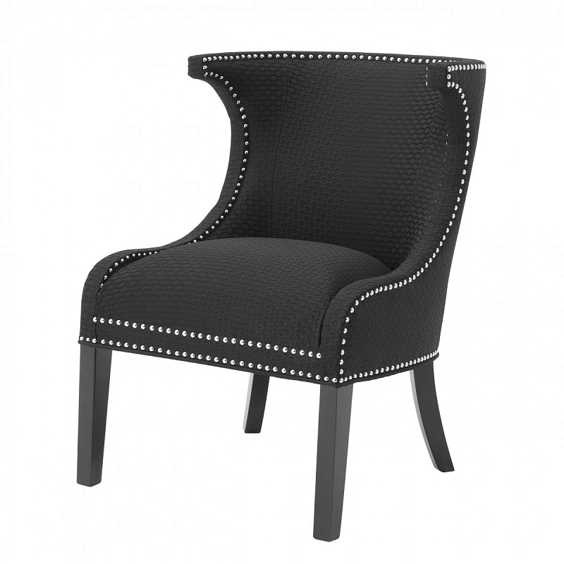 Кресло Eichholtz Chair Elson black Черный Кресло Eichholtz Chair Elson black Черный в Барнауле | Loft Concept