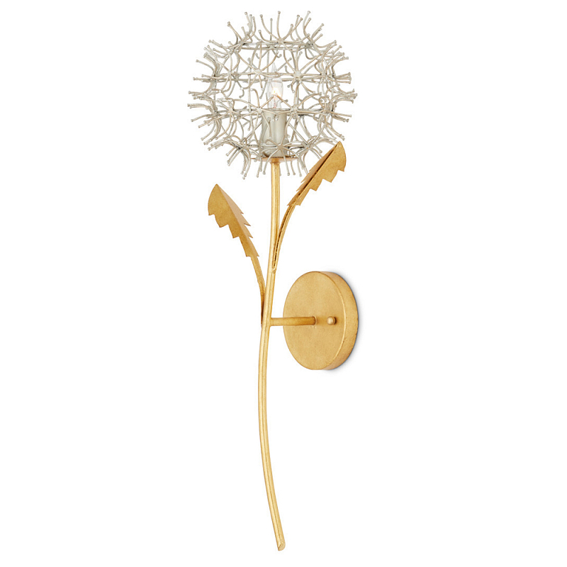 Бра в виде цветка одуванчика Hanging Dandelion Золотой Серебряный в Барнауле | Loft Concept 