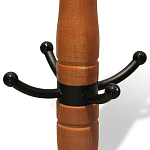 Вешалка напольная деревянная с черными металлическими крючками Noble Branches варинант исполнения - 3 | Loft Concept в Барнауле