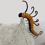 Статуэтка фантастический фрукт Exotic Tropical Fruit orange and white 67 варинант исполнения - 3 | Loft Concept в Барнауле