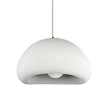 Подвесной светильник с куполообразным белым фактурным абажуром Sergey Makhno варинант исполнения - 1 | Loft Concept в Барнауле