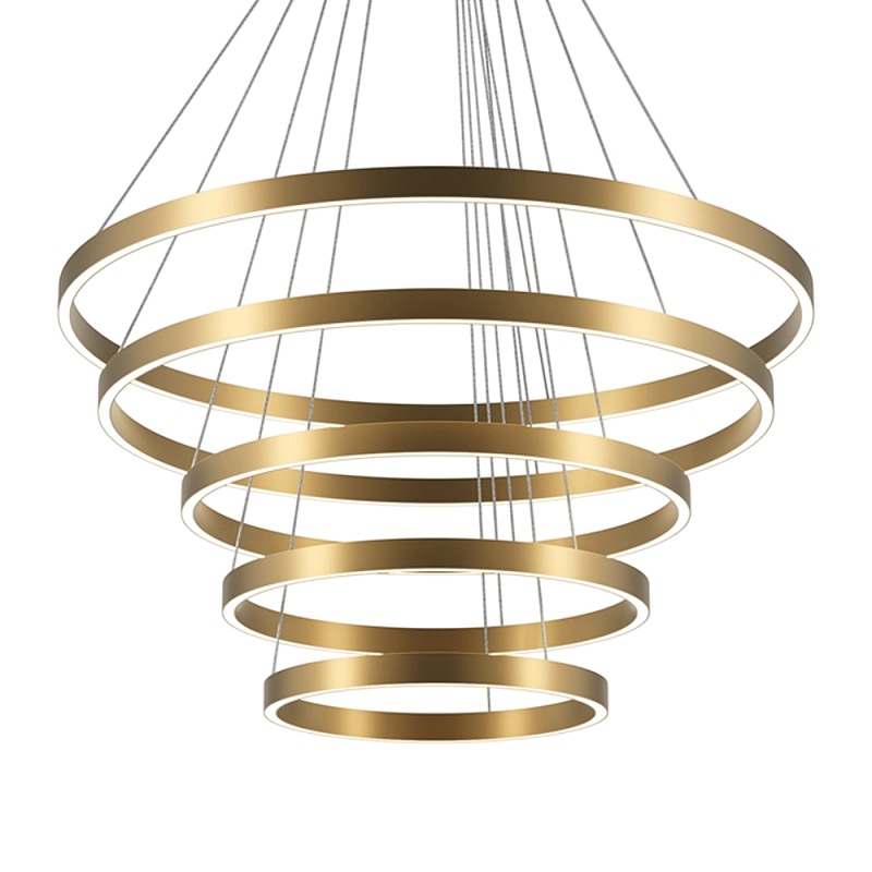 Люстра подвесная Rim 2600-3500К Латунь в Барнауле | Loft Concept 