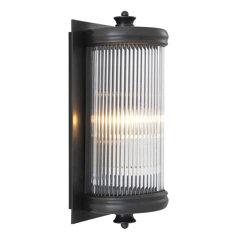 Бра Wall Lamp Glorious S Bronze Темная бронза Прозрачное Стекло в Барнауле | Loft Concept 