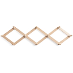 Настенная деревянная раздвижная вешалка Larson Wood Hanger варинант исполнения - 5 | Loft Concept в Барнауле