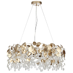 Люстра с декоративными подвесками из прозрачного стекла в форме монеток FAIRYTREE Light варинант исполнения - 10 | Loft Concept в Барнауле