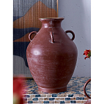 Ваза бордовая с 4-мя фактурными ручками Vase Burgundy Glaze варинант исполнения - 4 | Loft Concept в Барнауле
