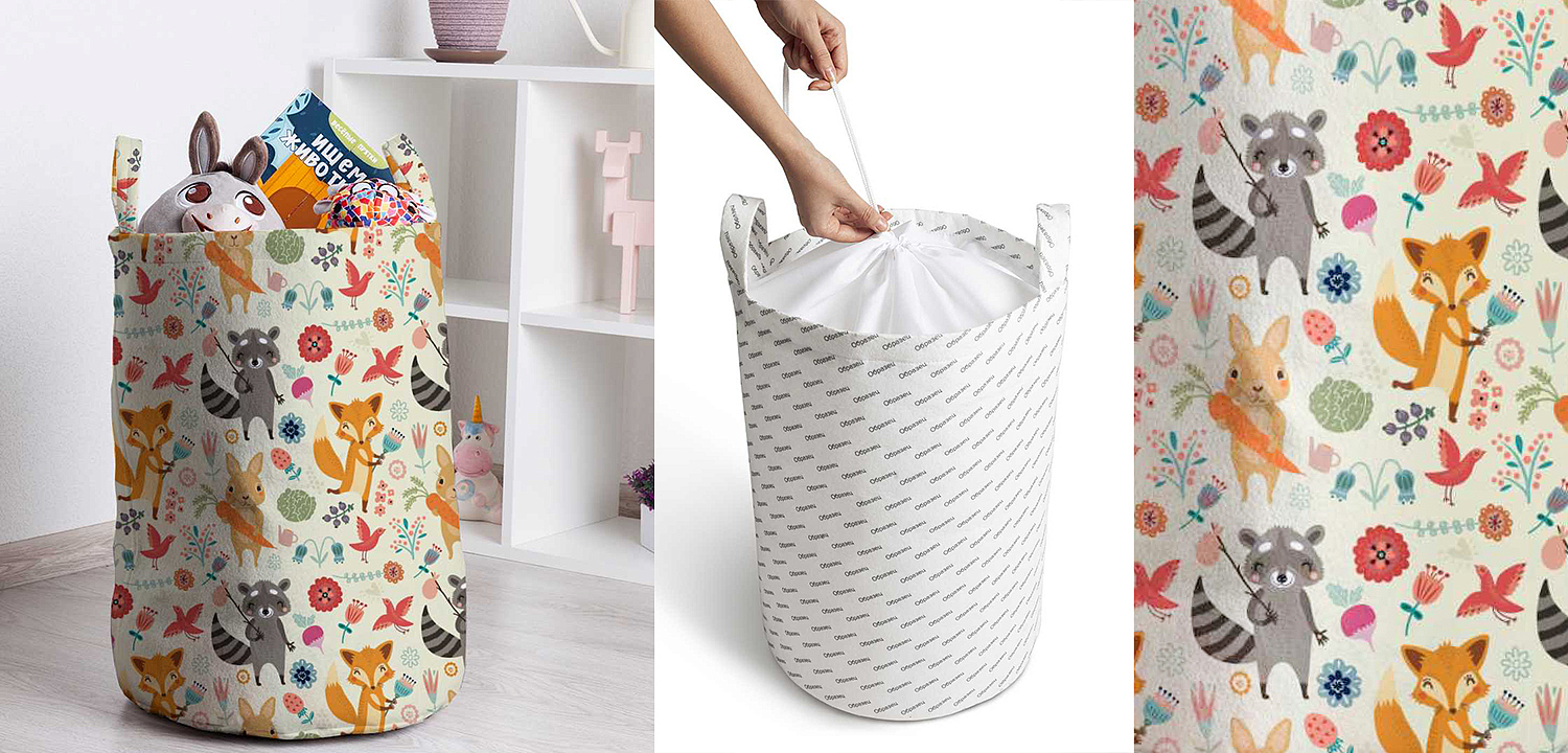 Корзина Little Animals Basket Корзина Little Animals Basket - Loft-Concept в Барнауле