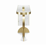 Консоль белая геометрической формы Collision варинант исполнения - 1 | Loft Concept в Барнауле