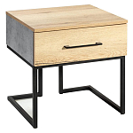 Тумба прикроватная с ящиком в стиле лофт Urban Style Space 2 варинант исполнения - 2 | Loft Concept в Барнауле