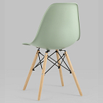 Пластиковый стул на ножках из массива бука Eames Mint варинант исполнения - 5 | Loft Concept в Барнауле