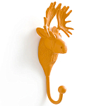 Настенный крючок голова оленя Deer Wall Hook Mustard варинант исполнения - 2 | Loft Concept в Барнауле