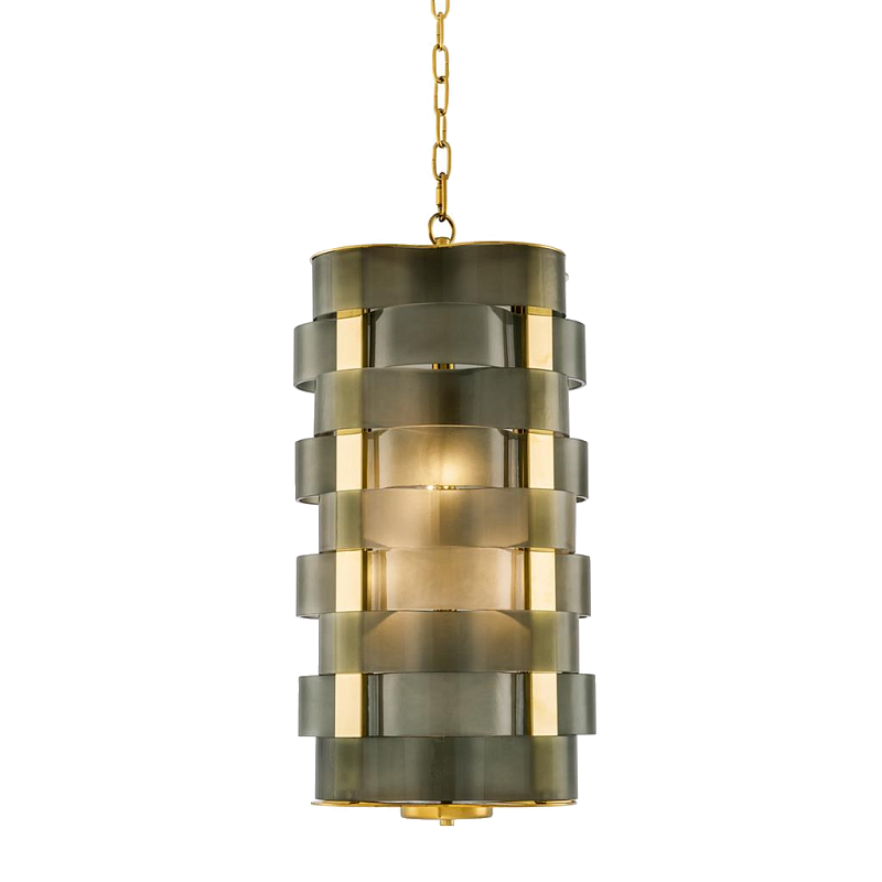 Люстра Chandelier Martinique Золотой Зеленый смок Люстра Chandelier Martinique Золотой Зеленый смок в Барнауле | Loft Concept
