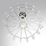 Люстра подвесная из металла с хрустальными прозрачными подвесками Quasar 81 варинант исполнения - 11 | Loft Concept в Барнауле