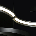 Люстра подвесная светодиодная в виде волнообразной ленты Ribbon Vortex варинант исполнения - 6 | Loft Concept в Барнауле