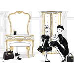 Megan Hess. Te Lttle Blk Dess варинант исполнения - 8 | Loft Concept в Барнауле