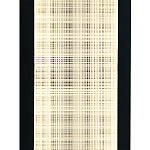 Светодиодное прямоугольное бра из металла черного цвета Lattice Lux варинант исполнения - 3 | Loft Concept в Барнауле