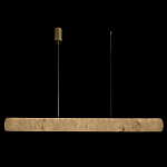 Подвесной светильник линейный цилиндрической формы из натурального алебастра Alabaster Geometry варинант исполнения - 1 | Loft Concept в Барнауле