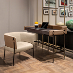 Письменный стол прямоугольный с 2-мя выдвижными ящиками Bristol варинант исполнения - 4 | Loft Concept в Барнауле