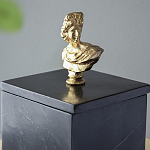 Мраморная шкатулка с бюстом из металла KELLY WEARSTLER варинант исполнения - 10 | Loft Concept в Барнауле