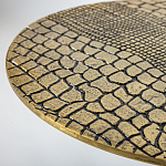 Кофейный столик с металлической столешницей Amphibian варинант исполнения - 3 | Loft Concept в Барнауле