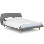 Кровать с мягким изголовьем Palmer Bed варинант исполнения - 10 | Loft Concept в Барнауле