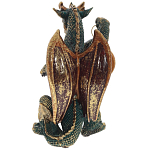 Часы в виде дракона Green Dragon with Clock варинант исполнения - 2 | Loft Concept в Барнауле