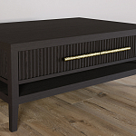 Кофейный стол Primo с двумя ящиками Темный орех варинант исполнения - 3 | Loft Concept в Барнауле