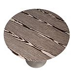 Стол барный круглый высокий с полосатым узором Zebroids варинант исполнения - 2 | Loft Concept в Барнауле