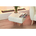 Керамический столик на деревянных ножках «Квадро» варинант исполнения - 7 | Loft Concept в Барнауле