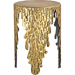 Столик дизайнерский Copper streaks варинант исполнения - 1 | Loft Concept в Барнауле