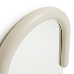 Зеркало овальное Curved Furniture бежевое варинант исполнения - 2 | Loft Concept в Барнауле